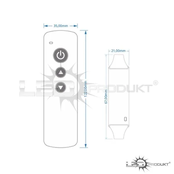 LEDprodukt LED ovládač RF7 (IP63)