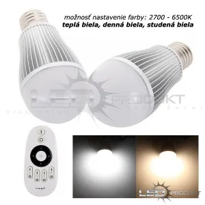 LEDprodukt LED Žiarovka 9W E27 - Dual White - Sada s ovládačom