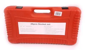 GOLA SADA 3/4 "a 1" 26 ks 21-65mm hlavice + račňa + redukcia