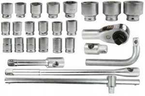 GOLA SADA 3/4 "a 1" 26 ks 21-65mm hlavice + račňa + redukcia