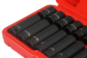 Sada vysoko kvalitných 1/2 '' nárazových hlavíc 20dielna