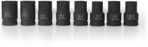 Hlavica nástrčná, rázová 1 ", sada 8ks, 17-33mm