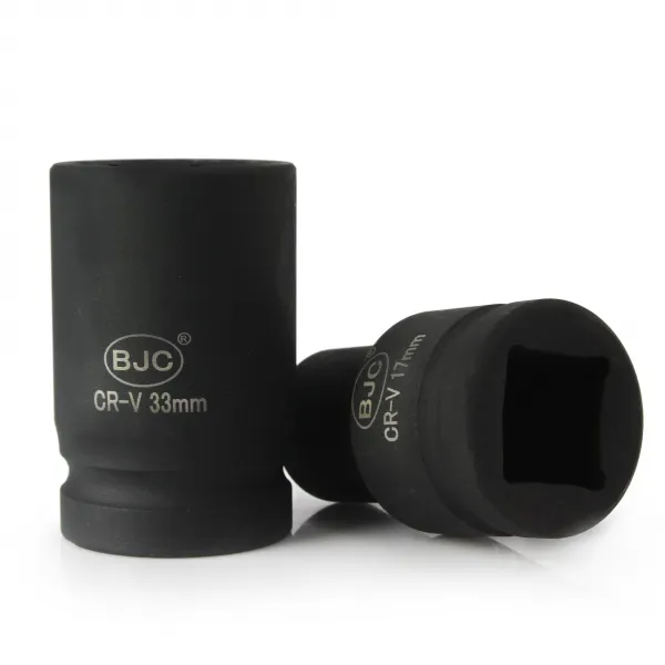 Hlavica nástrčná, rázová 1 ", sada 8ks, 17-33mm