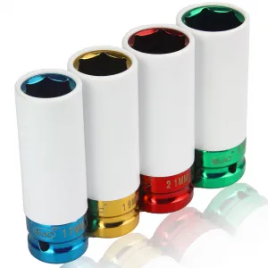 BJC Sada rázových hlavíc na ALU disky 1/2" – 7 dielna (17–27 mm), 80 mm