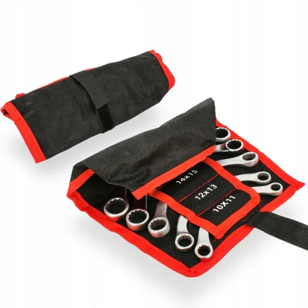 Očkové kľúče typ C CrV – sada 5 ks (10–19 mm)