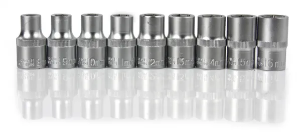 Gola sada 1/2" – 20 dielna (8–32 mm), 6-hran, 72 zubov