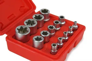 Nástrčné kľúče vnútorný torx E4-E24 14ks