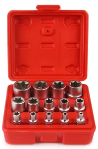 Nástrčné kľúče vnútorný torx E4-E24 14ks