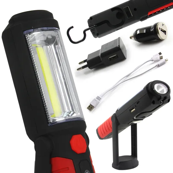Akumulátorová baterka, svietidlo, lampa LED 3W BJC