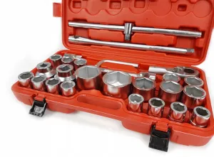 GOLA SADA 3/4 "a 1" 26 ks 21-65mm hlavice + račňa + redukcia