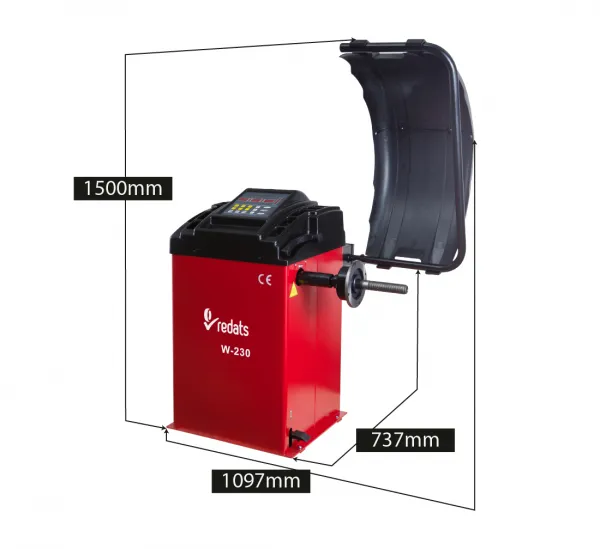 Vyvažovačka diskov W-230 REDATS LASER