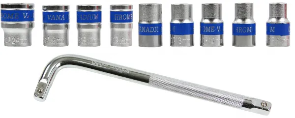 Sada nástrčných kľúčov 1/2 " 10 ks MAR-POL