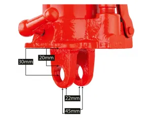 REDATS 10-00-54 – Hydraulický valec s pumpou 12 t