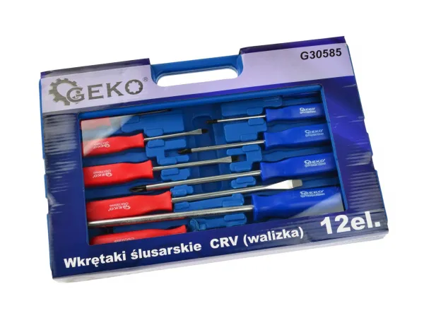 Geko Sada zámočníckych skrutkovačov Cr-V 12 dielna