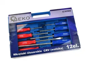 Geko Sada zámočníckych skrutkovačov Cr-V 12 dielna