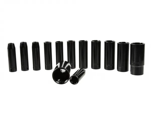 Geko Sada nástrčných hlavic 1/2", 13ks, 10-30mm Cr-Mo
