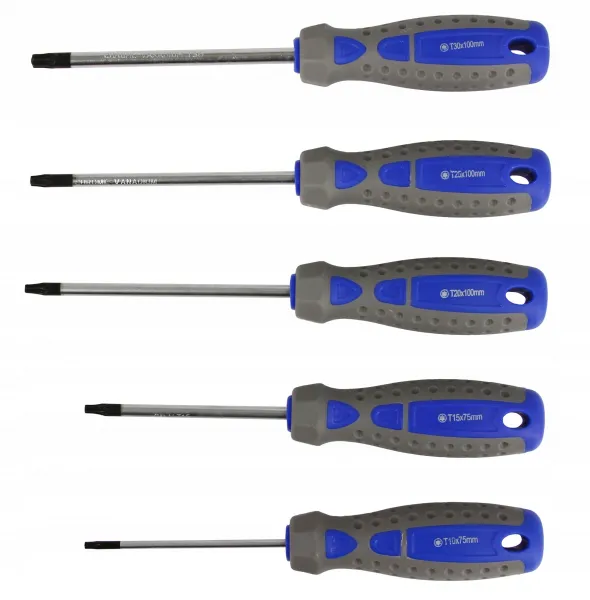 Sada skrutkovačov TORX 5-dielna