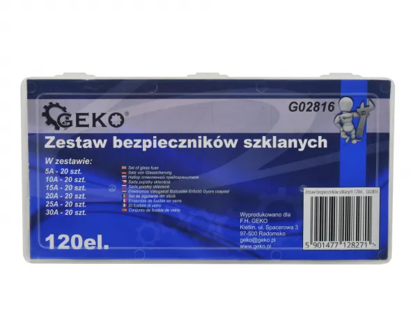 Geko Sada sklenených poistiek 120ks
