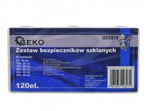 Geko Sada sklenených poistiek 120ks