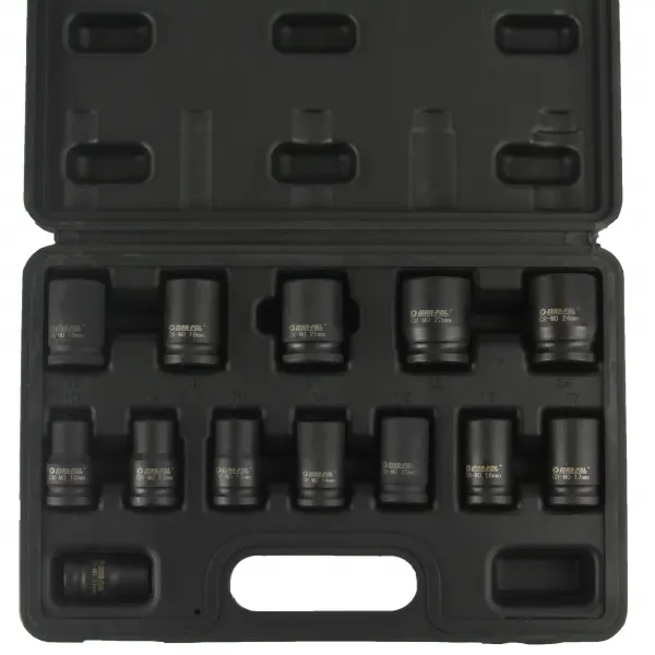 MARPOL Nástrčné nárazové kované kľúče 1/2'' 10-24 mm krátke 13 dielna sada