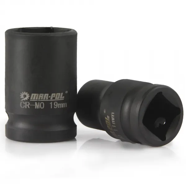 MARPOL Nástrčné nárazové kované kľúče 1/2'' 10-24 mm krátke 13 dielna sada