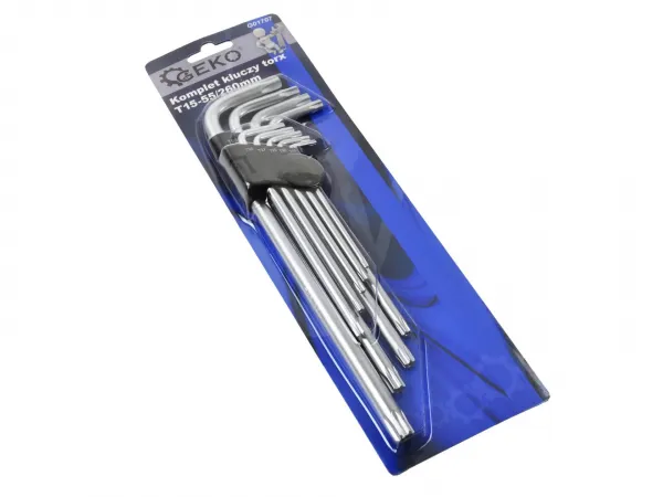 Geko Sada TORX kľúčov 9dielna T15-T55