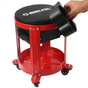 MARPOL Dielenská stolička so zásuvkami – 2 zásuvky + polica (41 cm)