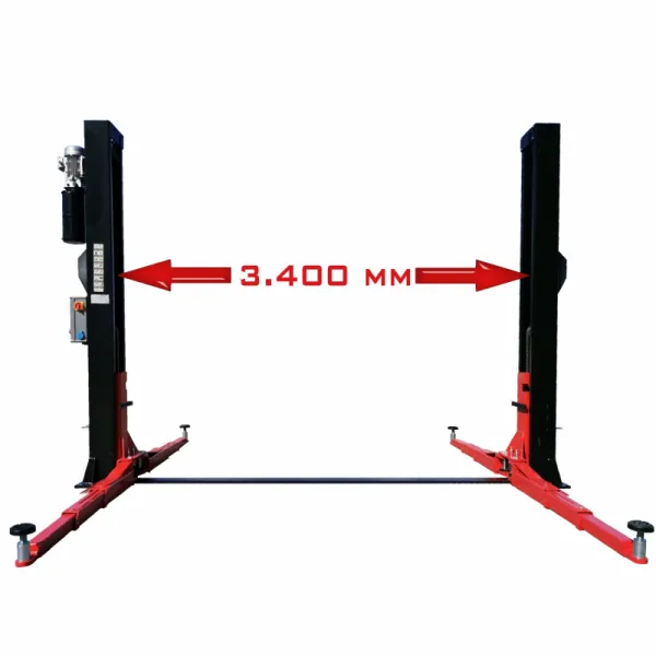 NORMET Dvojstĺpový zdvihák 5T - 4x ramená až 1800mm