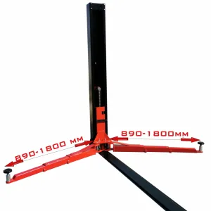 NORMET Dvojstĺpový zdvihák 5T - 4x ramená až 1800mm