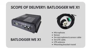 ELEKON Batlogger WE X1 ultrazvukový detektor pre veterné turbíny