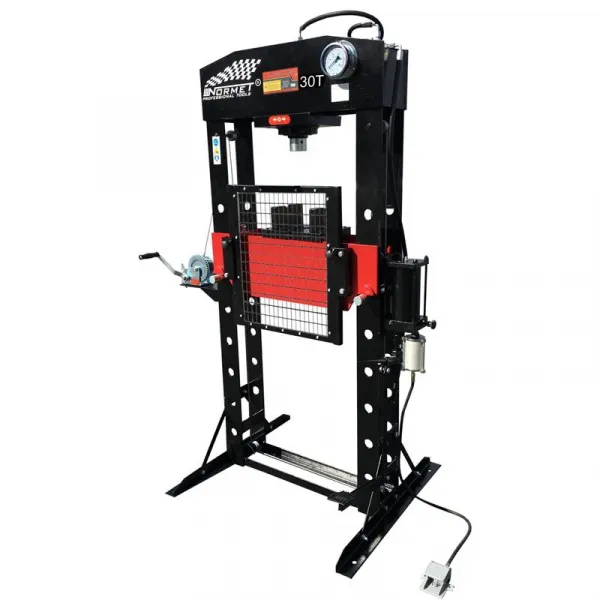 NORMET Pneumaticko-hydraulický lis 30T - posuvný piest