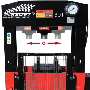 NORMET Pneumaticko-hydraulický lis 30T - posuvný piest