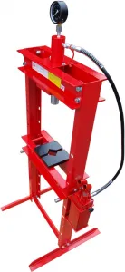 Hydraulický lis s tlakomerom 20T - 2st.pumpa - 85kg
