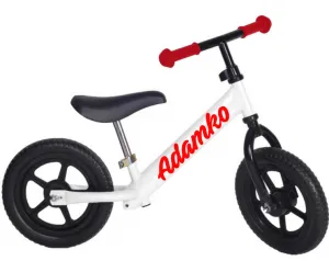 myRunbike Moje odrážadlo s menom - bielo červené