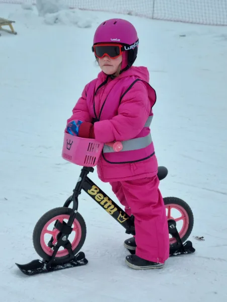 myRunbike SKI adaptér na Moje odrážadlo - lyže do snehu