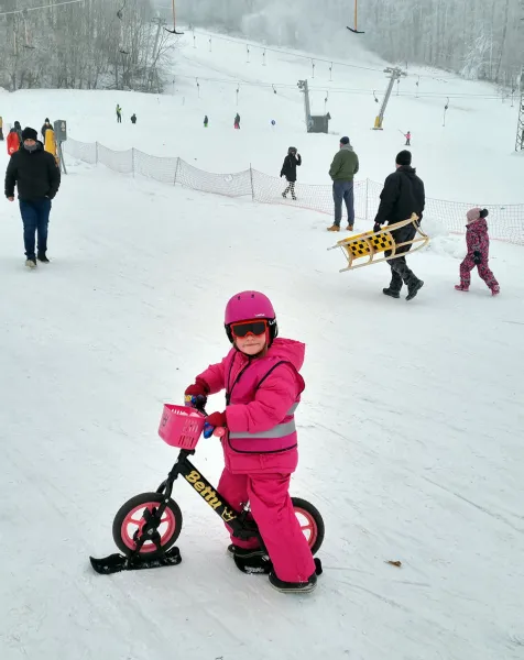 myRunbike SKI adaptér na Moje odrážadlo - lyže do snehu