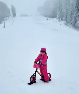 myRunbike SKI adaptér na Moje odrážadlo - lyže do snehu