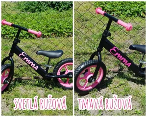 myRunbike Moje odrážadlo s menom - čierne