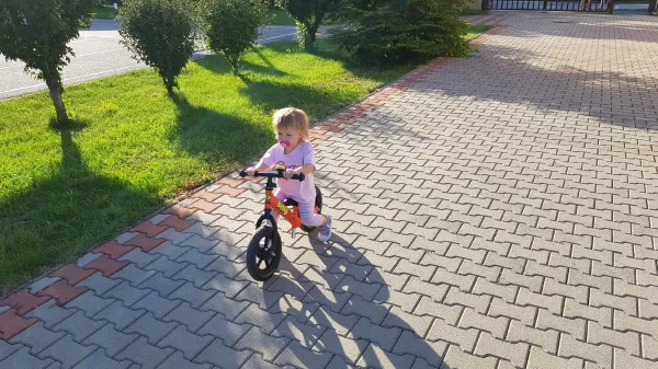 Moje odrážadlo s menom - oranžové