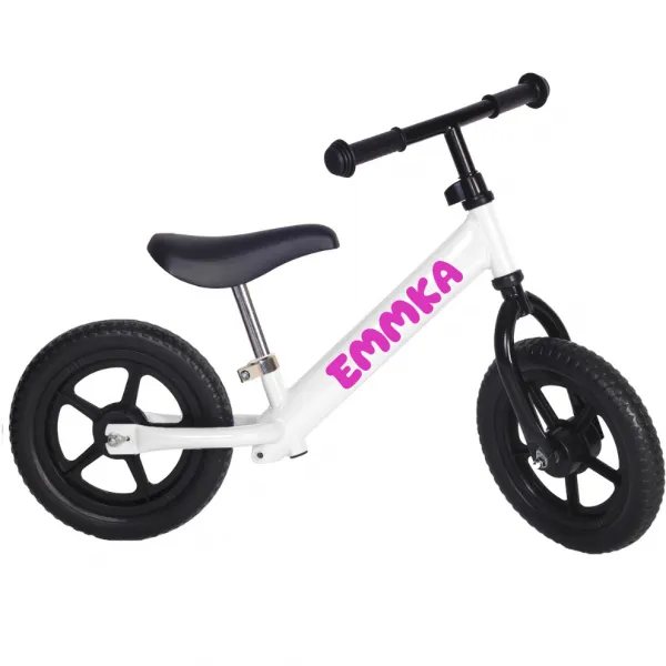 myRunbike Moje odrážadlo s menom - biele