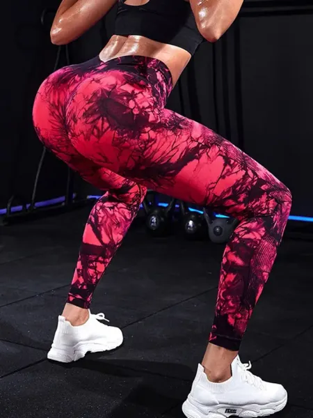 Legínovo Push-up calypso red neon Veľkosť: S