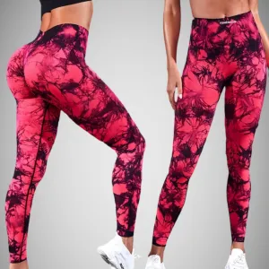 Legínovo Push-up calypso red neon Veľkosť: S