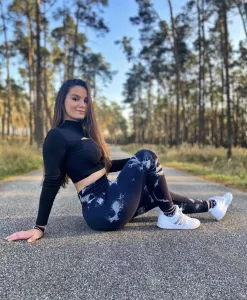 Legínovo Push-up calypso black  legíny Veľkosť: S