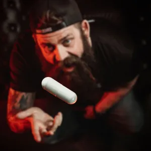 Angry Beards Doplnok stravy Beardroids – Vitamíny na rast fúzov