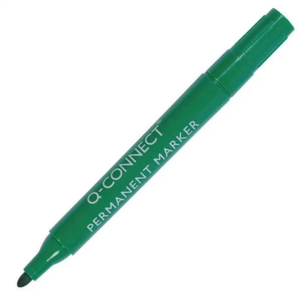 Q-Connect permanentný popisovač1,5-3 mm zelený QC001773