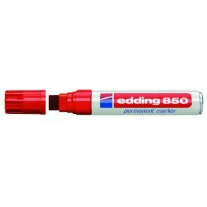 Permanentný popisovač edding 850 červený