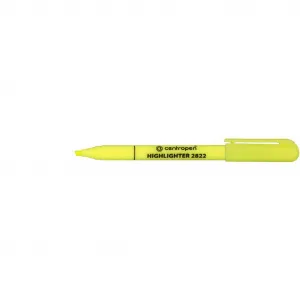 Zvýrazňovač Centropen 2822 žltý