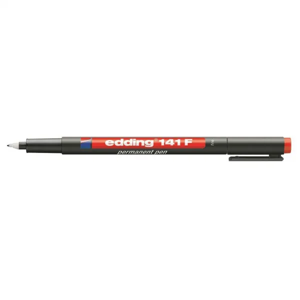 Permanentný popisovač edding 141 F červený