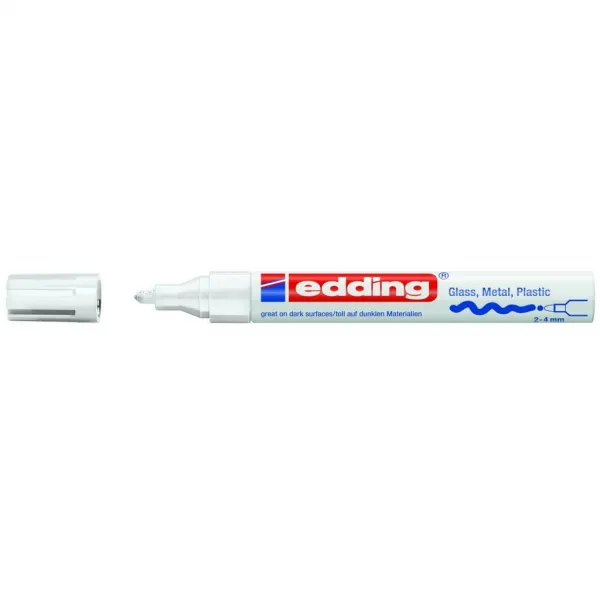 Lakový popisovač edding 750 biely