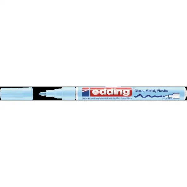 Lakový popisovač edding 751 pastelový modrý